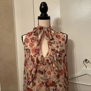 Reformation no sleeve blouse